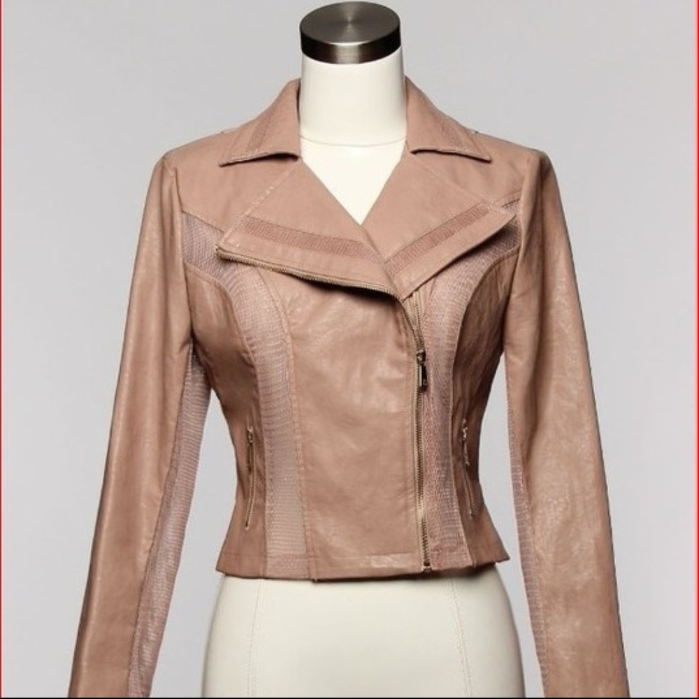 Faux Leather Jacket